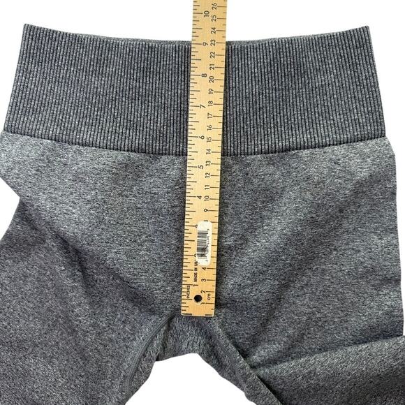 Vitality Formation Seamless Leggings Heather Gray Ribbed High Rise Sculpt Sz S - Picture 10 of 11